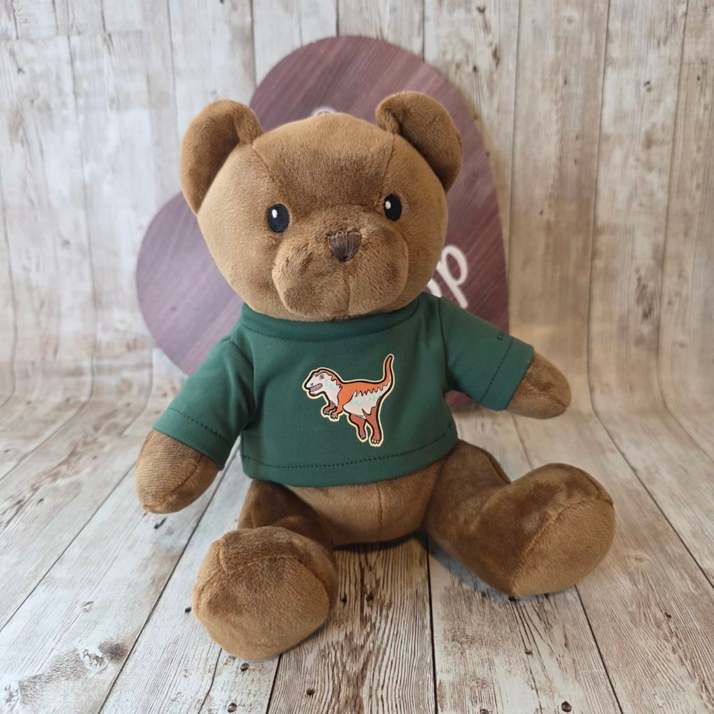 COACH TEDDY WEARING COACH REXY DINOSAUR T-SHIRT